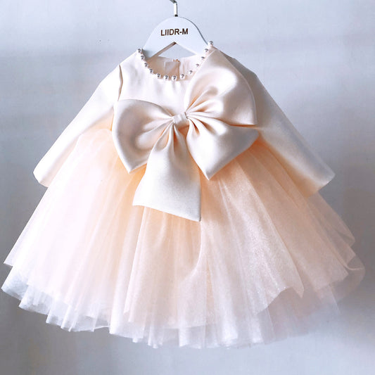 Pearl Elegance Baby Frock Dress